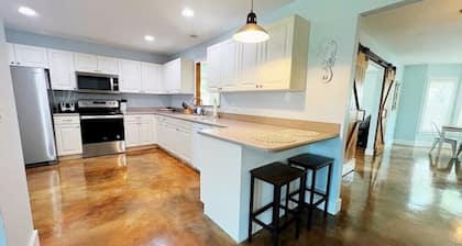 Spacious Beach Farmhouse w/ Backyard Oasis