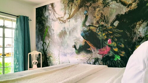 Zebras Dazzle B&B | The Peacock room - full of romance and style