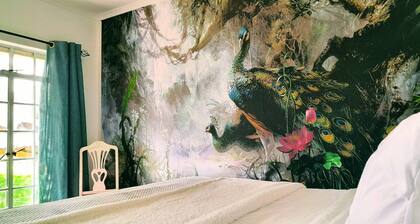 Zebras Dazzle B&B | The Peacock room - full of romance and style