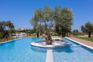 Pool - Thyme villa,Huge private pool,Garden,near amenities (Prinos)