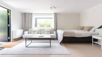 1 Schlafzimmer, Reisekinderbett, kostenloses WLAN, BettwÀsche