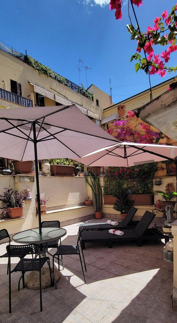 Restauration en plein air