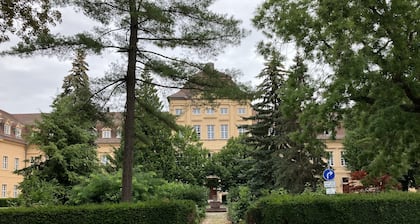Ferienwohnung mit Blick auf das Barbyer Schloss, 5 Gehminuten bis zur Elbe