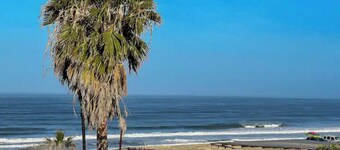 Beach View Surf House With 12 Beds, Deck & BBQ