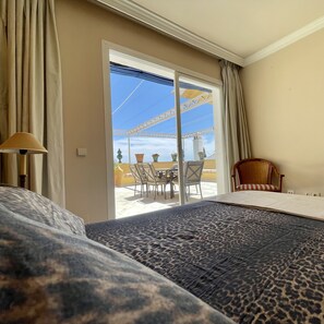 2 makuuhuonetta, silitysrauta/-lauta, vauvan matkasänky, ilmainen Wi-Fi