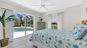 3 bedrooms, desk, iron/ironing board, free WiFi