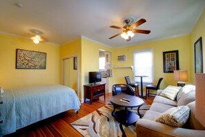 Iron/ironing board, WiFi, bed sheets - DELUXE STUDIO KING ROOM 11 AT OLD COLORADO INN (Stuart)