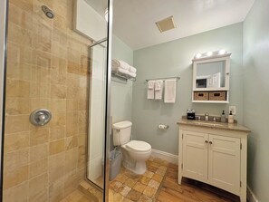 Shower, hair dryer