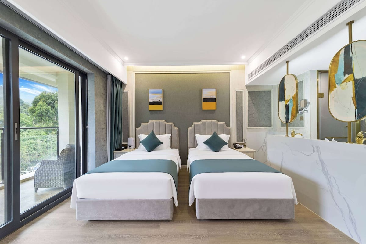 Chambre, 2 lits une place, fumeurs (Leisure) | Minibar, coffres-forts dans les chambres, Wi-Fi gratuit