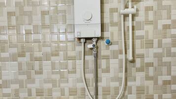Shower, toilet paper