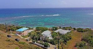 Exterior - Hibiscus Beach House! 2 bedroom, 2.5 bath, take 30 steps to your private beach (Christiansted)