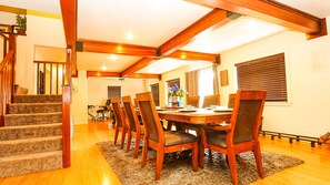Dining - Exclusive Luxury Cottage, RV, & Coastal Farmhouse w/ Private Indoor Heated Pool (Smith River)