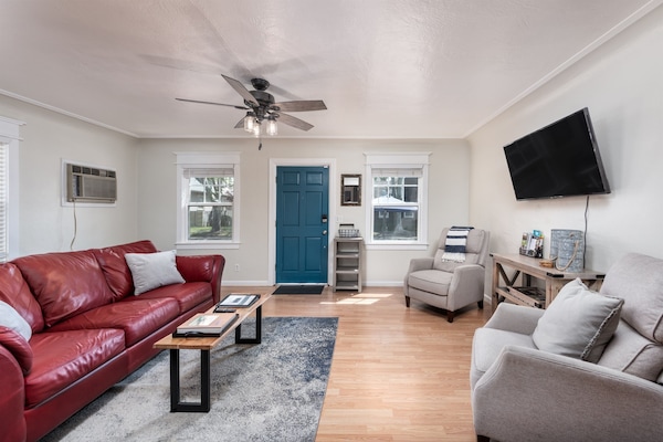 "Awesome location near a very cool downtown. Place was immaculate and updated. Kitchen has new appliances with all the utensils, pots and plates to cook a large dinner." - Mike, November 2021