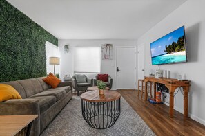 Smart TV, foosball, table tennis, streaming services