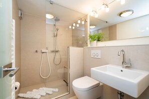 Shower, hair dryer