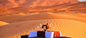 Camel trek bivouac in Merzouga