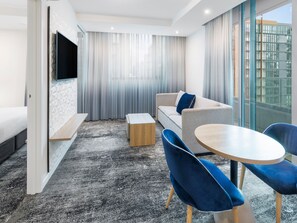 1 Bedroom Apartment Balcony | Living area