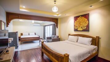 Roupas de cama premium, cofres nos quartos, Wi-Fi de cortesia