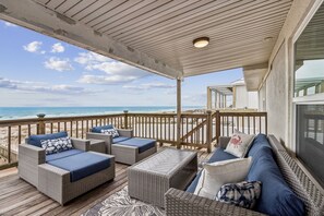 Unclassified image, 5 of 47, button - Coastal Kyma, a completely reimagined oceanfront retreat- the beach is just beyond your back deck (Fernandina Beach)