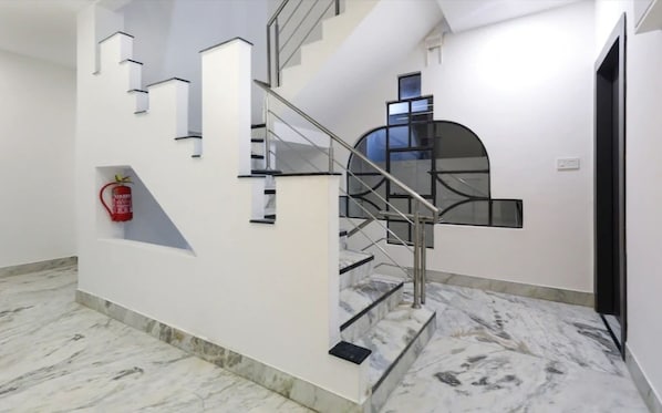 Interior entrance