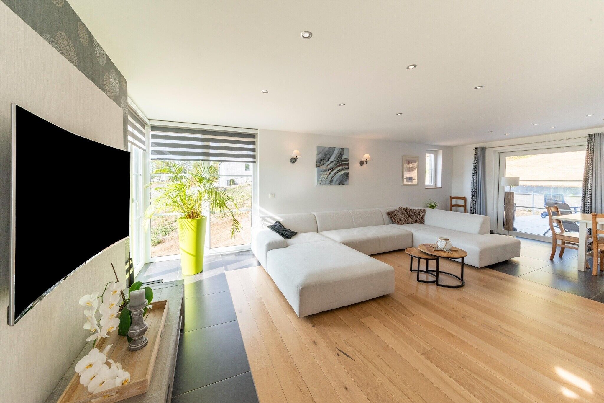 TV connectée, cheminée