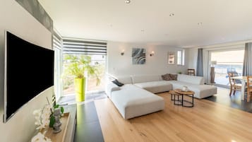 TV connectée, cheminée