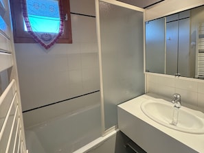 Bathroom - Ski-in/ski-out studio with balcony, 3/4 pers., WiFi (Belle Plagne)