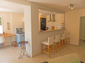 Interior - Air conditionned house in a quiet village private pool in large closed garden  (Azille)