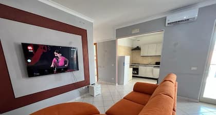 Apartment with panoramic terrace and private parking:location fondi-sperlonga