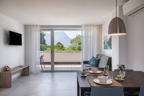 Bike Apartments Curti "Himmelblau" mit Sonnenterrasse & Alpenpanorama