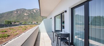 Zertifiziertes Bike-Erlebnis: Sonnenterrasse & Alpenpanorama: Apartments Curti "Himmelblau"