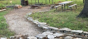 A fun, private place you can relax after a day on the lake or at the racetrack.