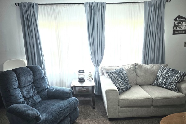 Smart TV, DVD player, books, video library