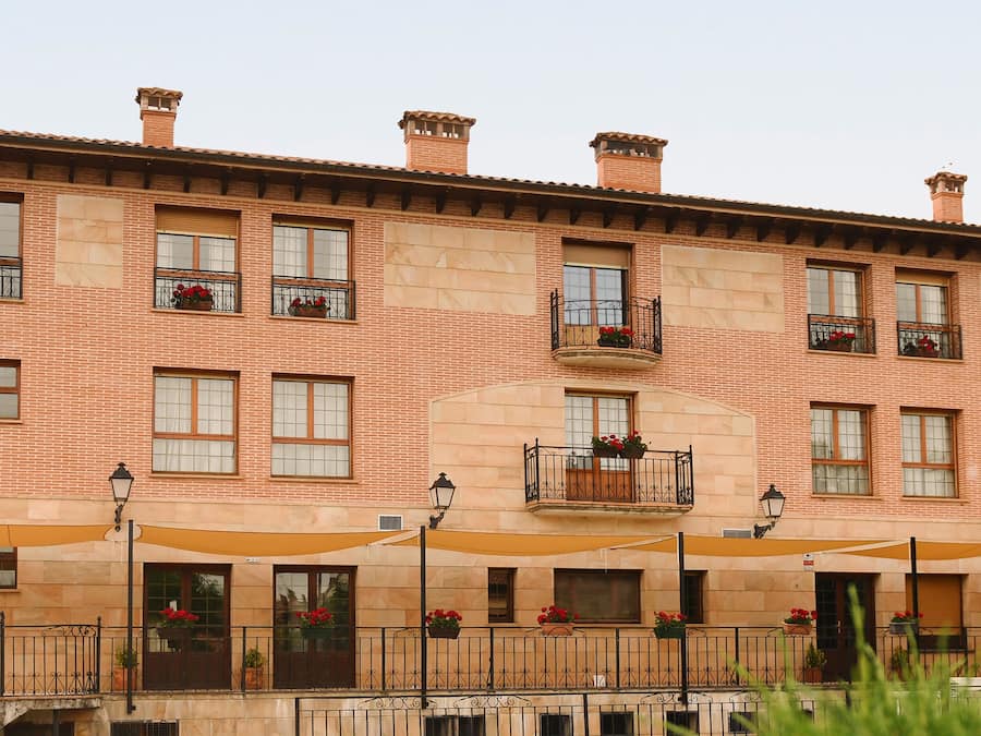 Overnatningsstedets facade