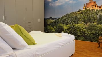 1 camera, Wi-Fi gratuito, lenzuola