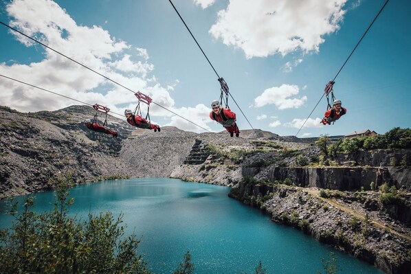 Ziplining