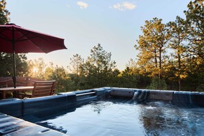 Outdoor dining - Serene Backyard Views ★ Near CM Zoo ★ Hot Tub ★ (Colorado Springs)