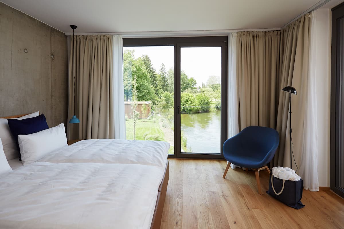 Deluxe appartement ("Am Ufer") | 2 slaapkamers, hypoallergeen beddengoed, een kluis op de kamer
