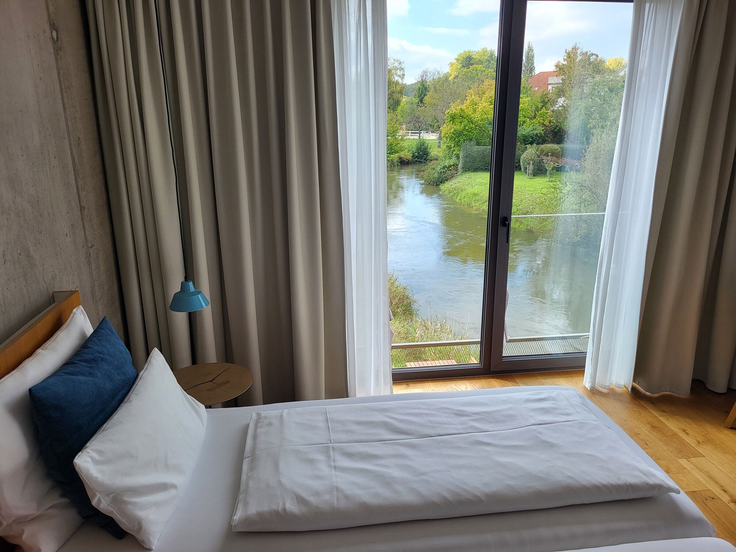 Apartamento Deluxe ("Am Ufer") | Ropa de cama hipoalergénica, caja fuerte, cortinas opacas