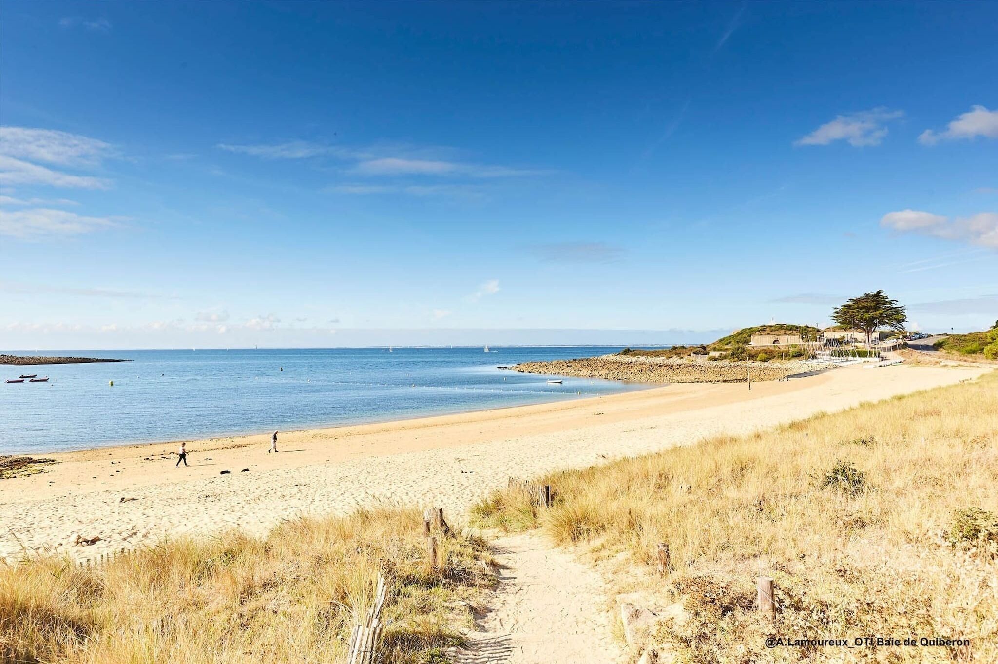 Vlak bij het strand