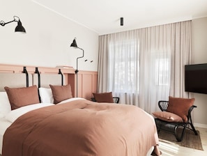 1 habitación, tabla de planchar con plancha, wifi y ropa de cama 