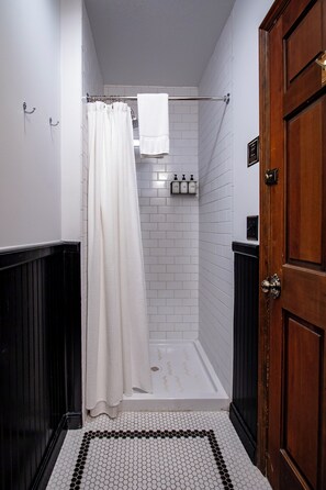 Hair dryer, towels
