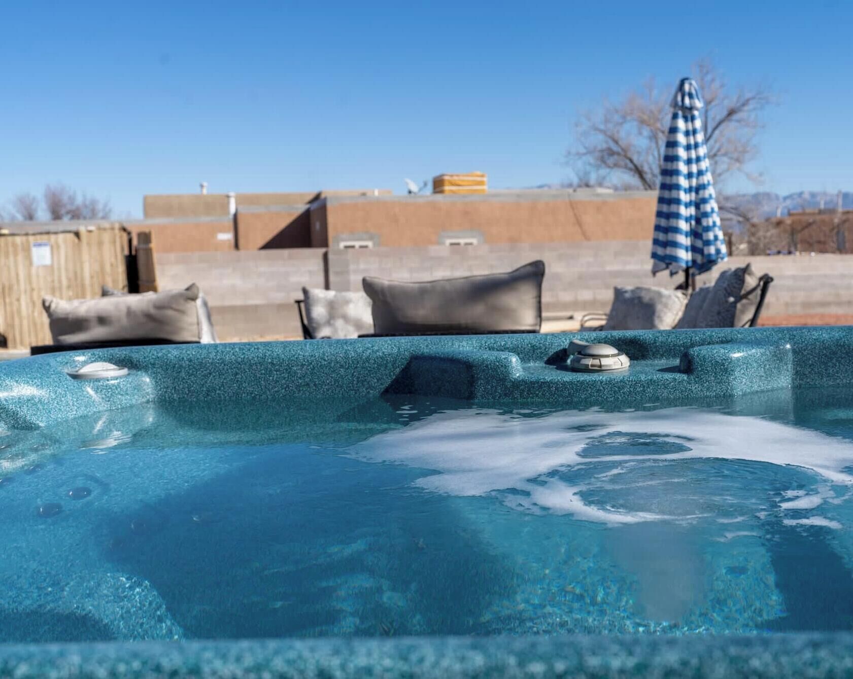 Bain à remous extérieur
