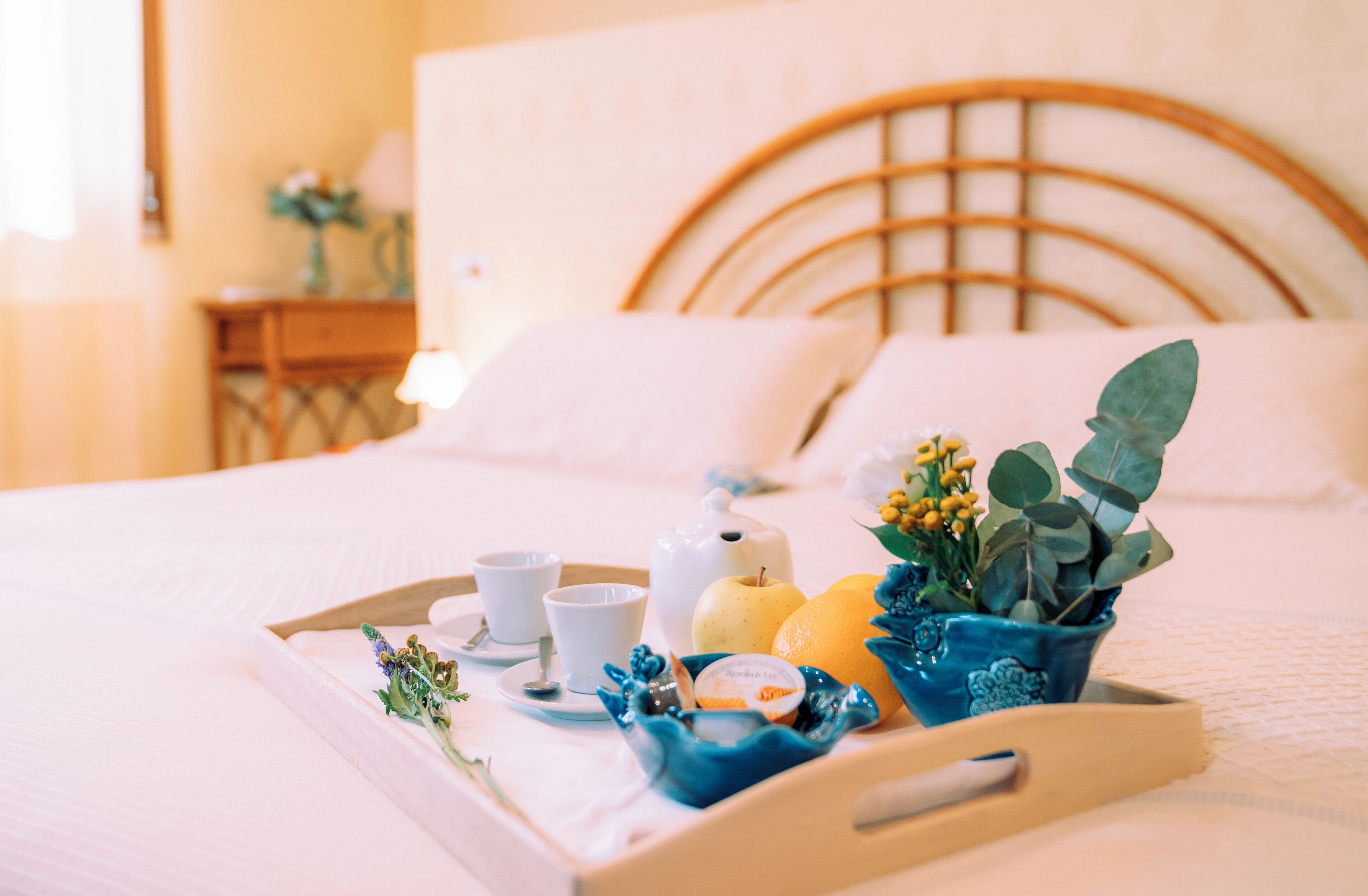 Minibar, bed sheets