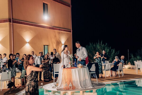 Espace mariage en plein air