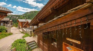 Exterior - Chalet, 200m from ski slopes, terrace, balcony, fireplace or stove, tv, ski locker, 108m², Tignes (Tignes)
