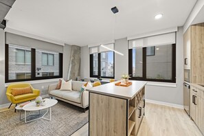 Superior appartement | Woonruimte | Flatscreentelevisie