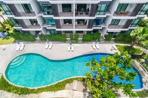 2 outdoor pools, pool loungers - The Title Condo Phase 3 by Lofty (Rawai)