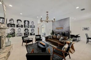 Interior - Stunning 5-Bedroom Home with Pool and Bar - Sleeps 14 & Pet Friendly! (Dripping Springs)