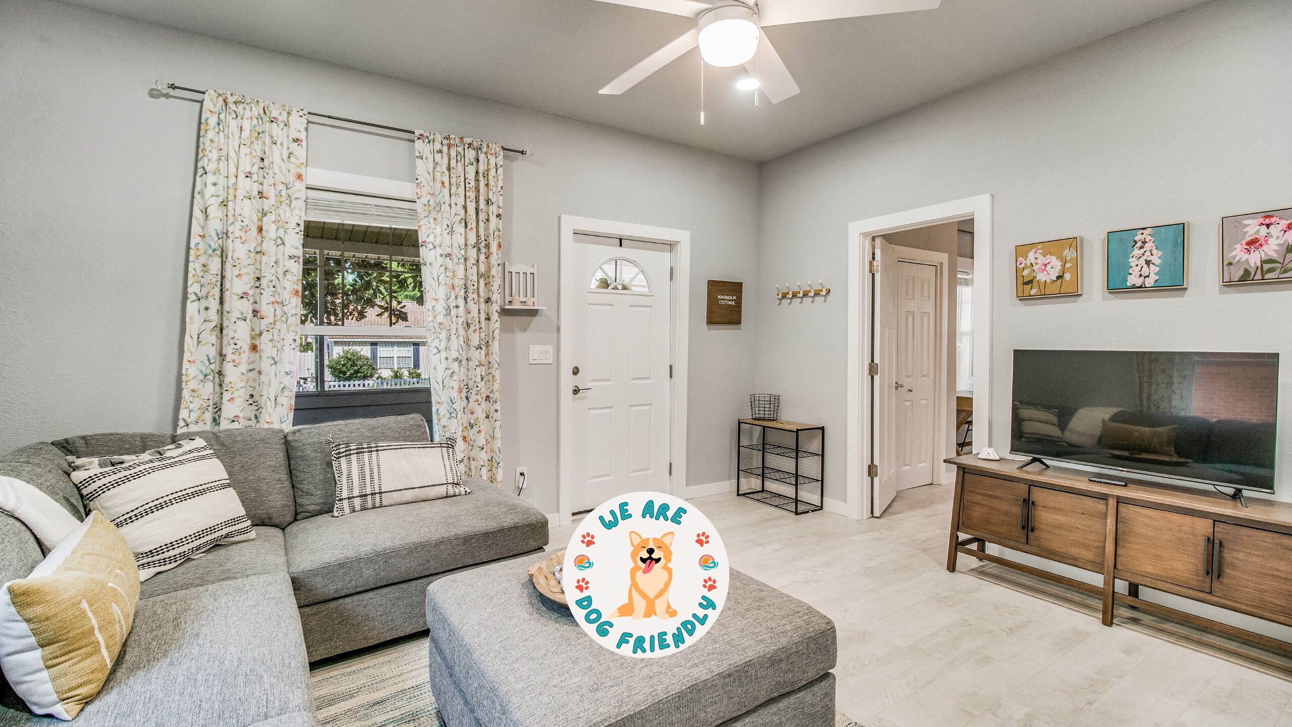 Magnolia Cottage - Pet Friendly |  Fire Pit | King Bed
